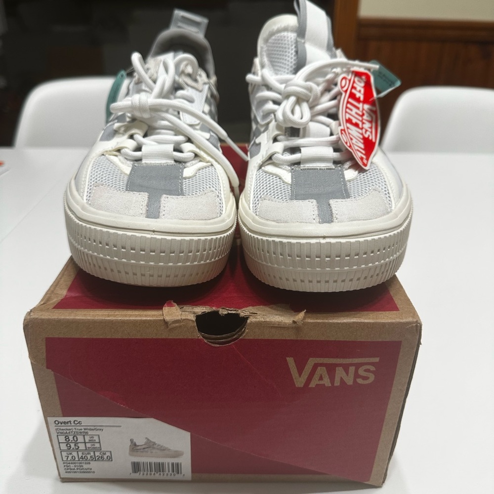 Vans Overt ComfyCush 'White Checkerboard'